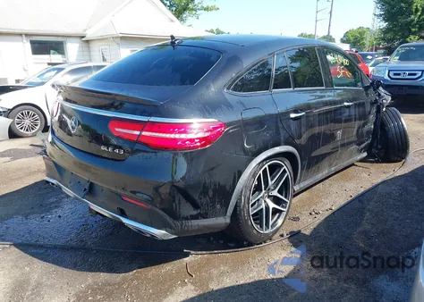 2017 Mercedes-Benz Gle Coupe 43 Amg z USA, uszkodzony, nr VIN 4JGED6EB2HA084962